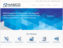 Tablet Screenshot of naeco.net